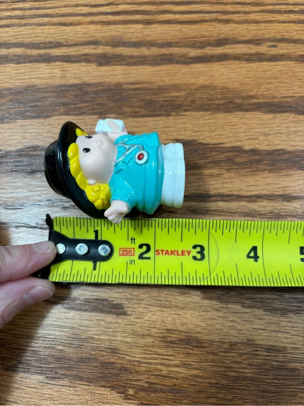 FISHER PRICE Little People Paramedic Cheryl Black Hat Figure Toy 2008 Mattel